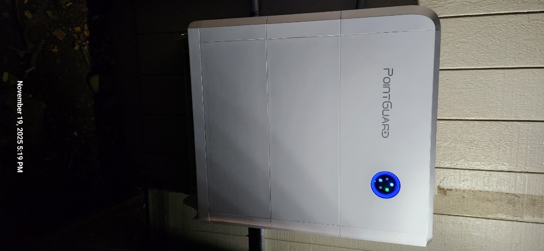 pointgard battery at on