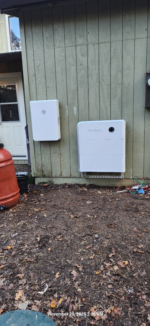 ground mount in progress 