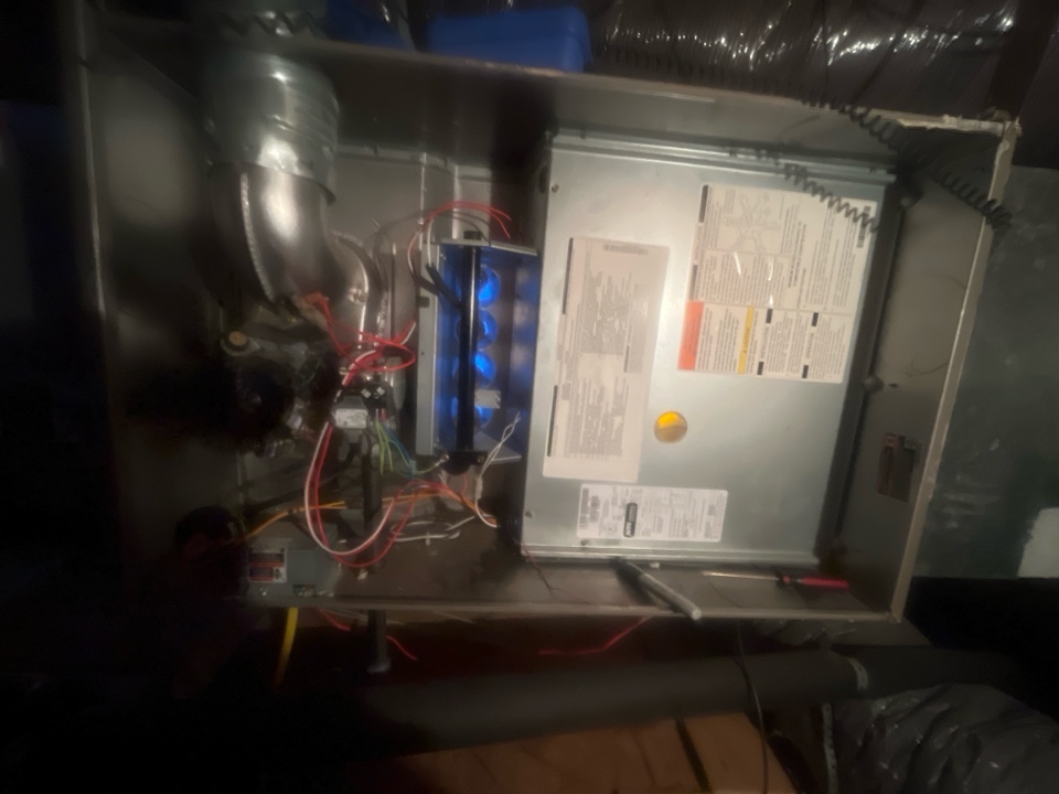 Doing a maintenance on two carrier furnace 