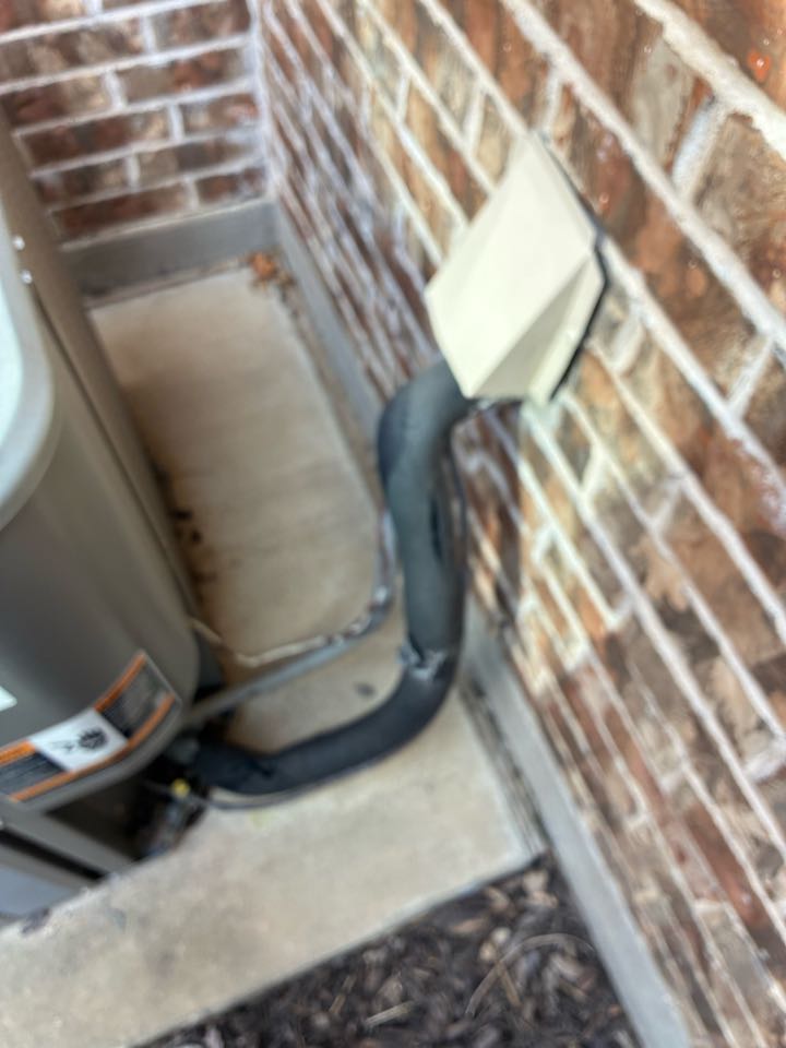 Came to install conduit on a thermostat wire