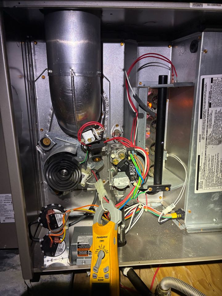 Came to do a two system heating maintenance on carrier Infiniti furnaces