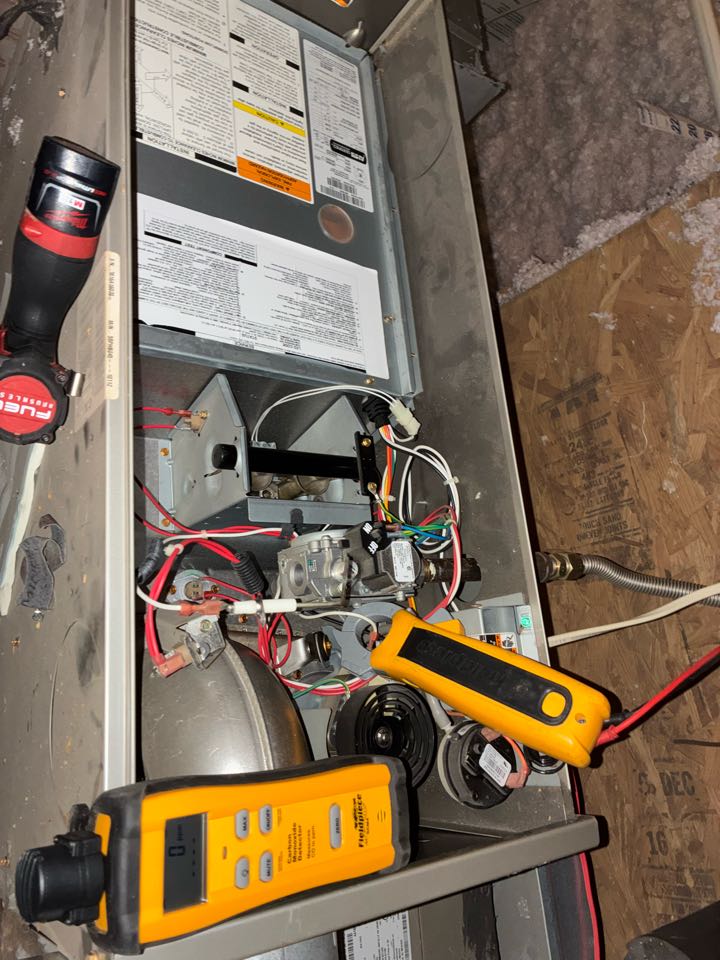 Came to do a two system maintenance on carrier furnaces