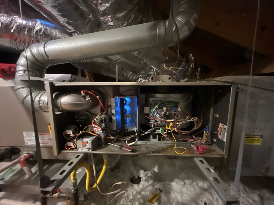 Doing a maintenance on a carrier furnace 