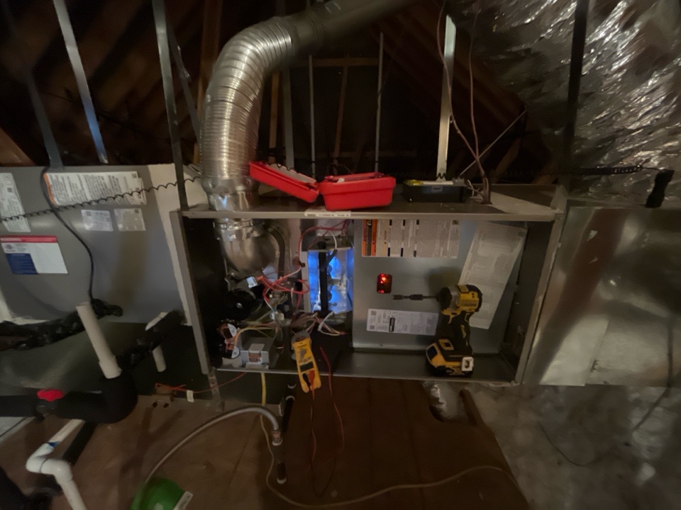 Doing a maintenance on a carrier furnace 