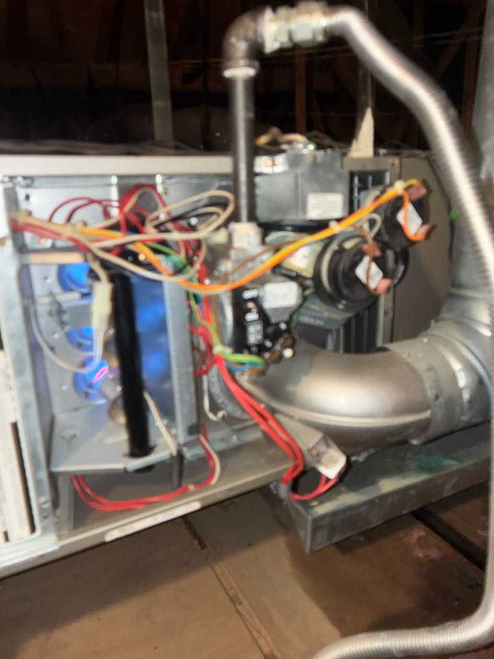 Came out to do a two system carrier furnace heating maintenance