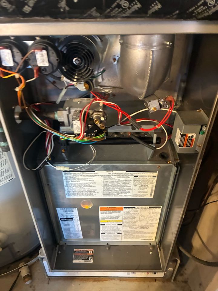 Came to do a one system carrier furnace heating maintenance