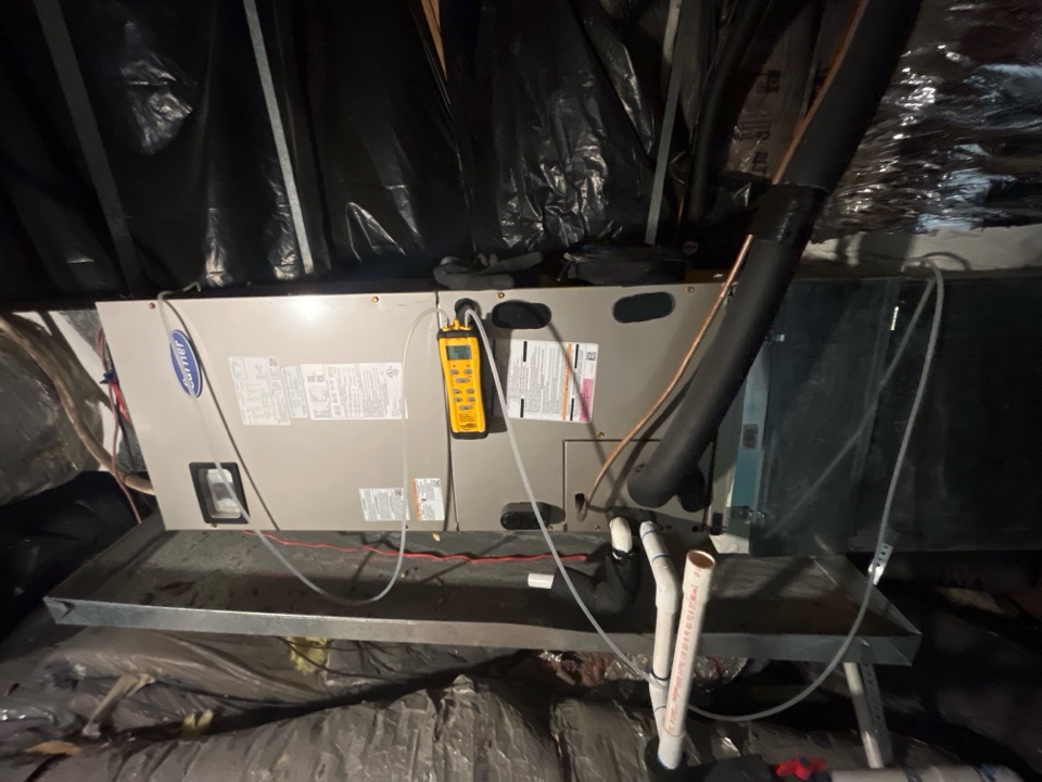 Doing a maintenance o two heat pumps