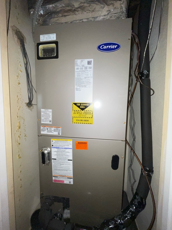 Doing a maintenance on a carrier heat pump 