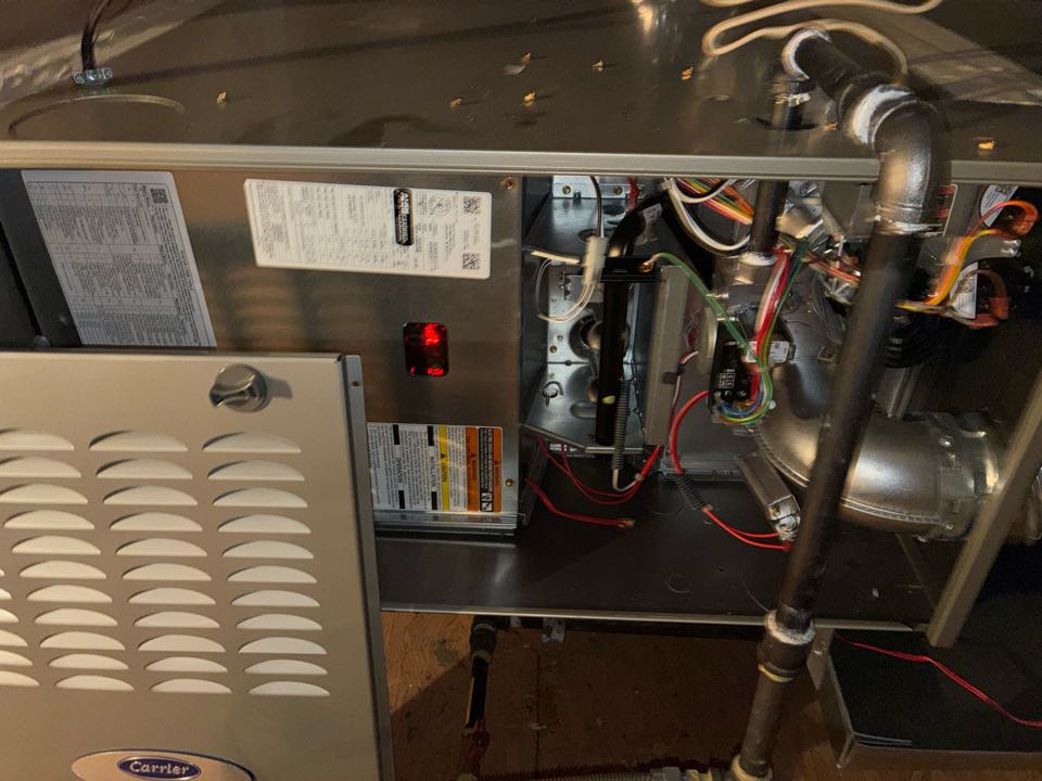 Came out to do a one system carrier, furnace heating maintenance