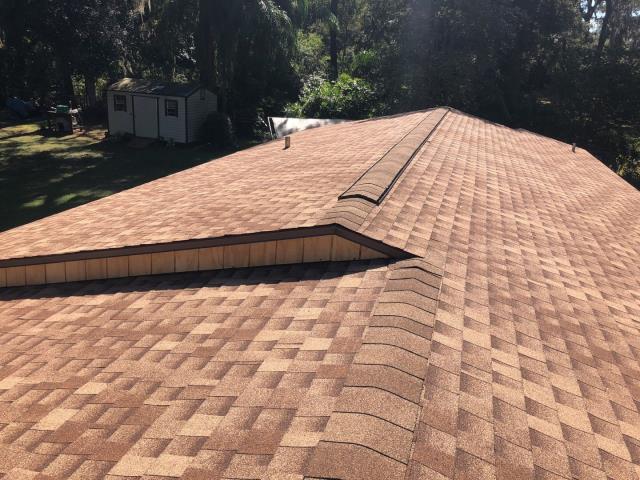 Seffner, FL - Reroof
Shingle: GAF Timberline HD
Roof Warranty: Golden Pledge
Color: Shakewood Seffner, FL - Reroof
Shingle: GAF Timberline HD
Roof Warranty: Golden Pledge
Color: Shakewood