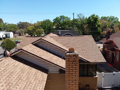 Tampa, FL - GAF Timberline HD in the color Shakewood Tampa, FL - GAF Timberline HD in the color Shakewood