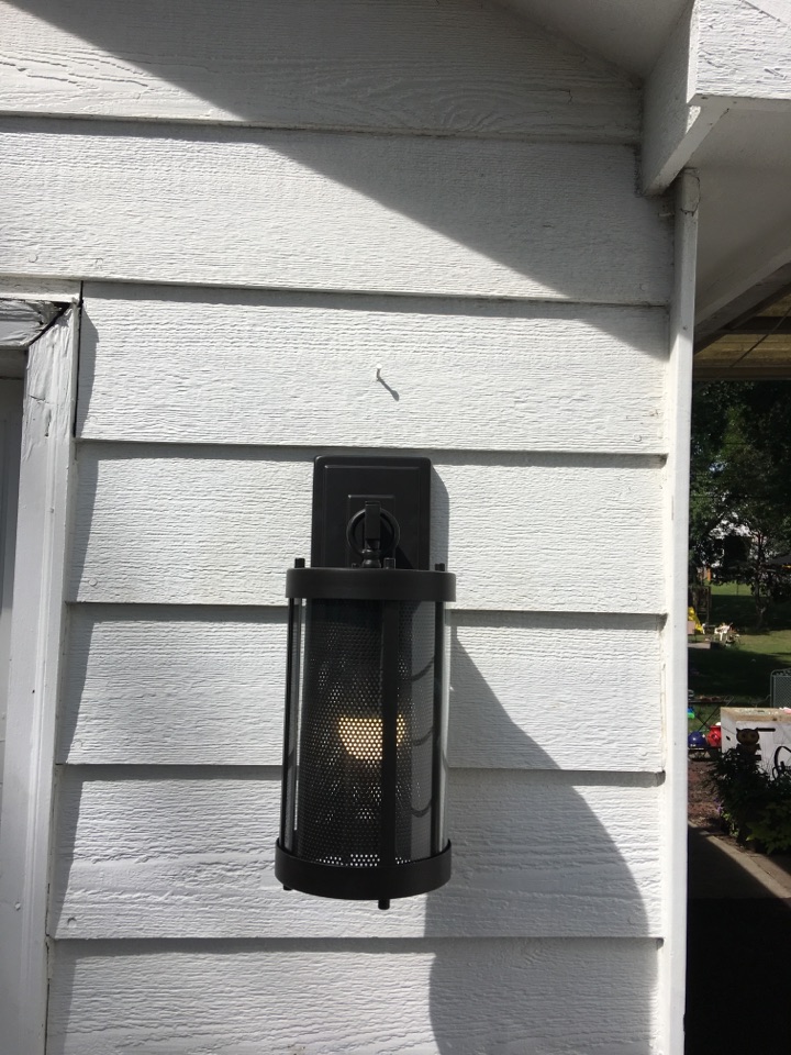 Adding exterior lights to detached garage