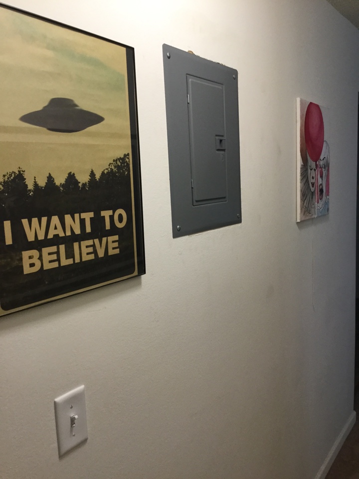 Replace burning panel