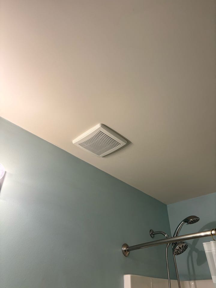Customer in Shady Side MD has two bathroom exhaust fans not working. Stella electric repairs two bathroom exhaust fans.