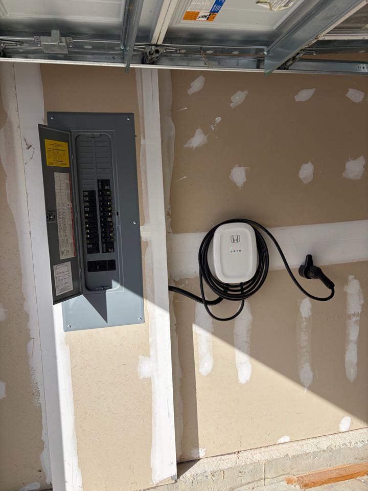 Customer in Elkridge Md needs ev charger install. Stella electric installed ev charger in Elkridge Md.