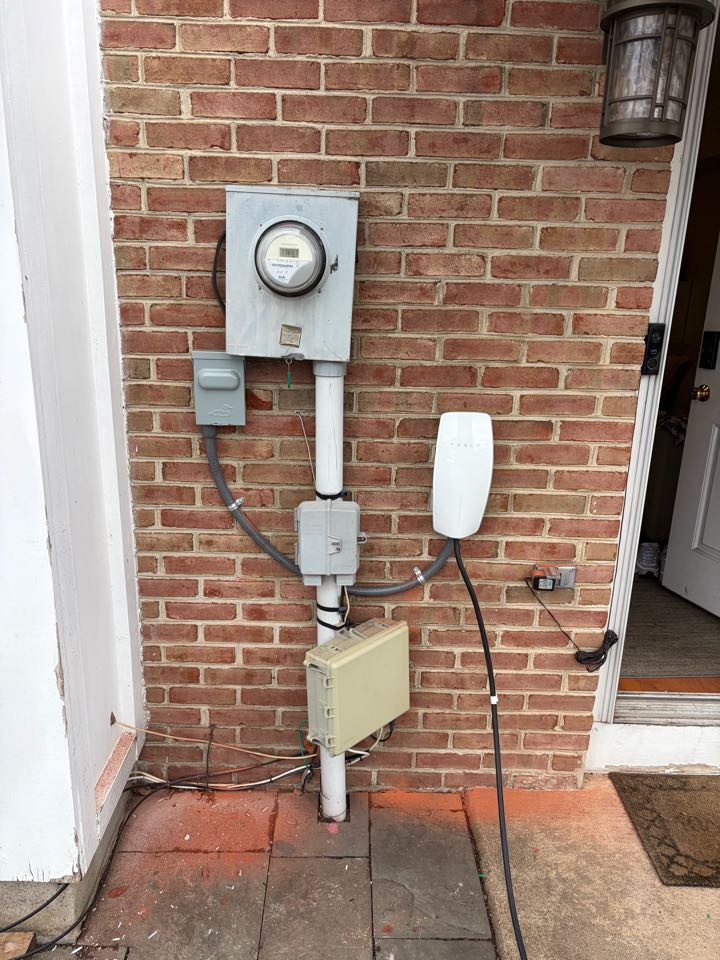 Customer in centreville va need ev charger install. Stella electric installed ev charger in centreville va
