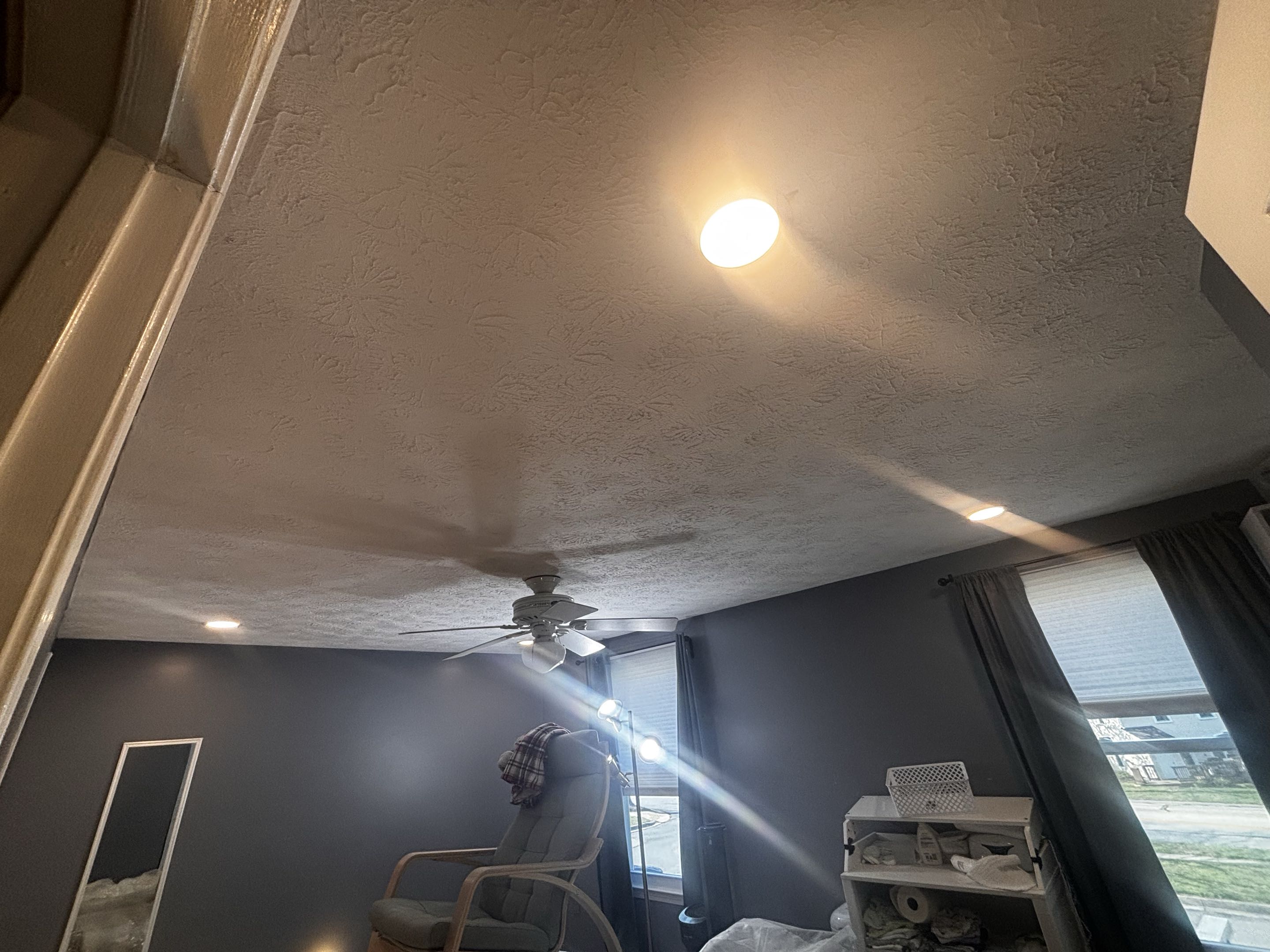 Customer wants to add recessed lights with dimmers and new GFCI receptacle in Columbia MD. Stella electric install new recessed lights with dimmers and a new GFCI receptacle in Columbia MD.