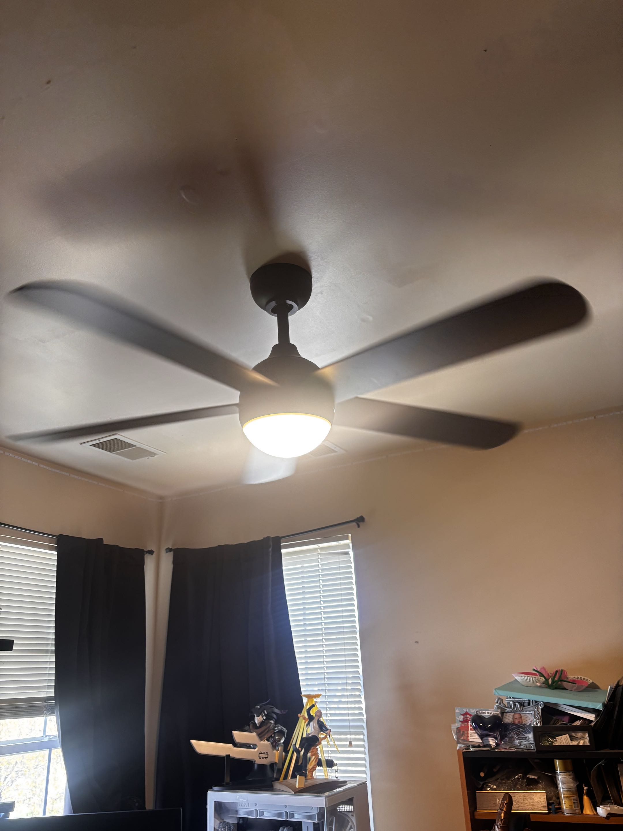 Customer wants to replace a ceiling fan in Millersville MD. Stella electric install a new ceiling fan in Millersville MD.