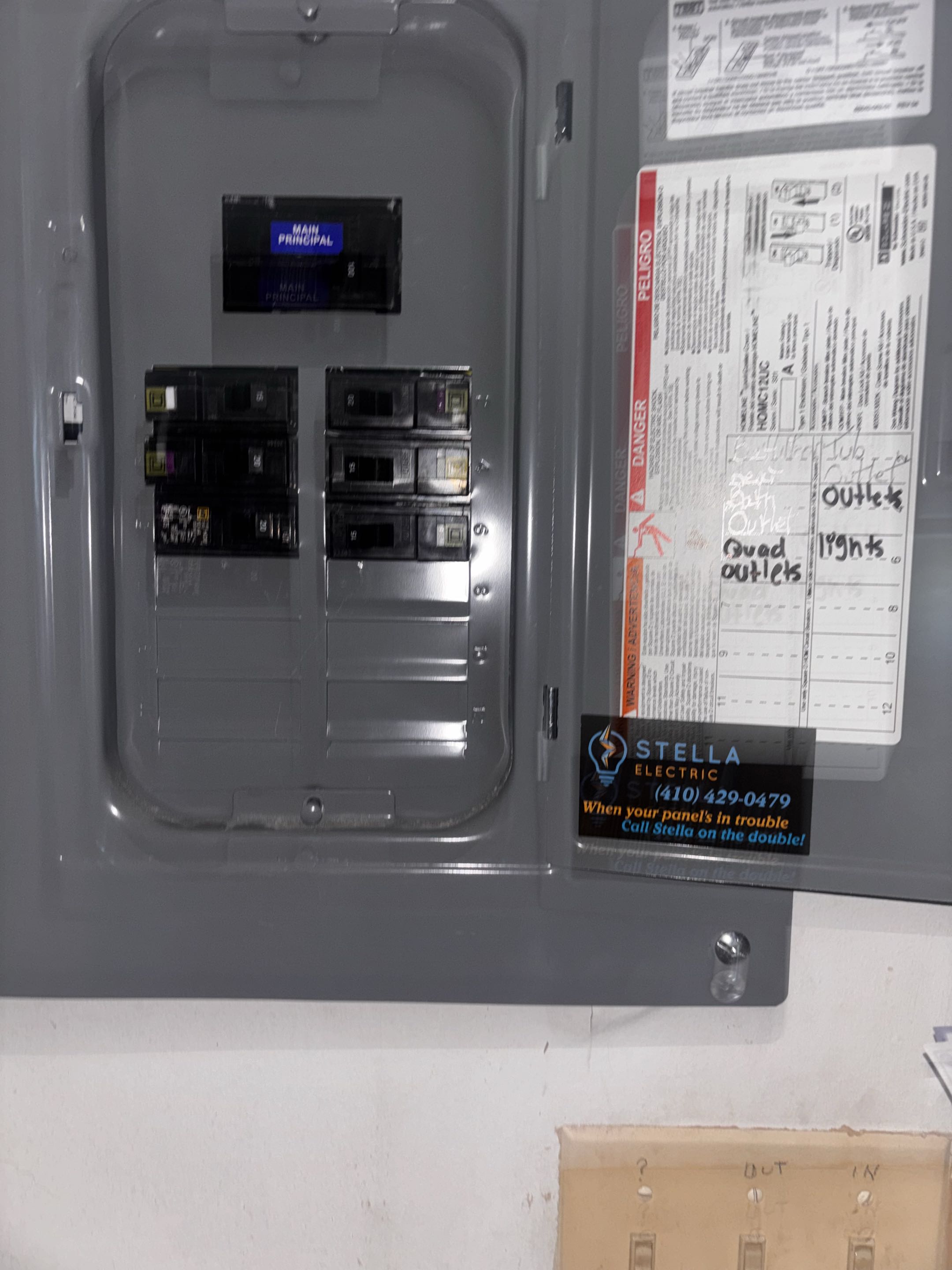 Customer wants to installed lights to be control with digital time clock in Sykesville MD. Stella Electric install new lights with a digital time clock in Sykesville MD. 