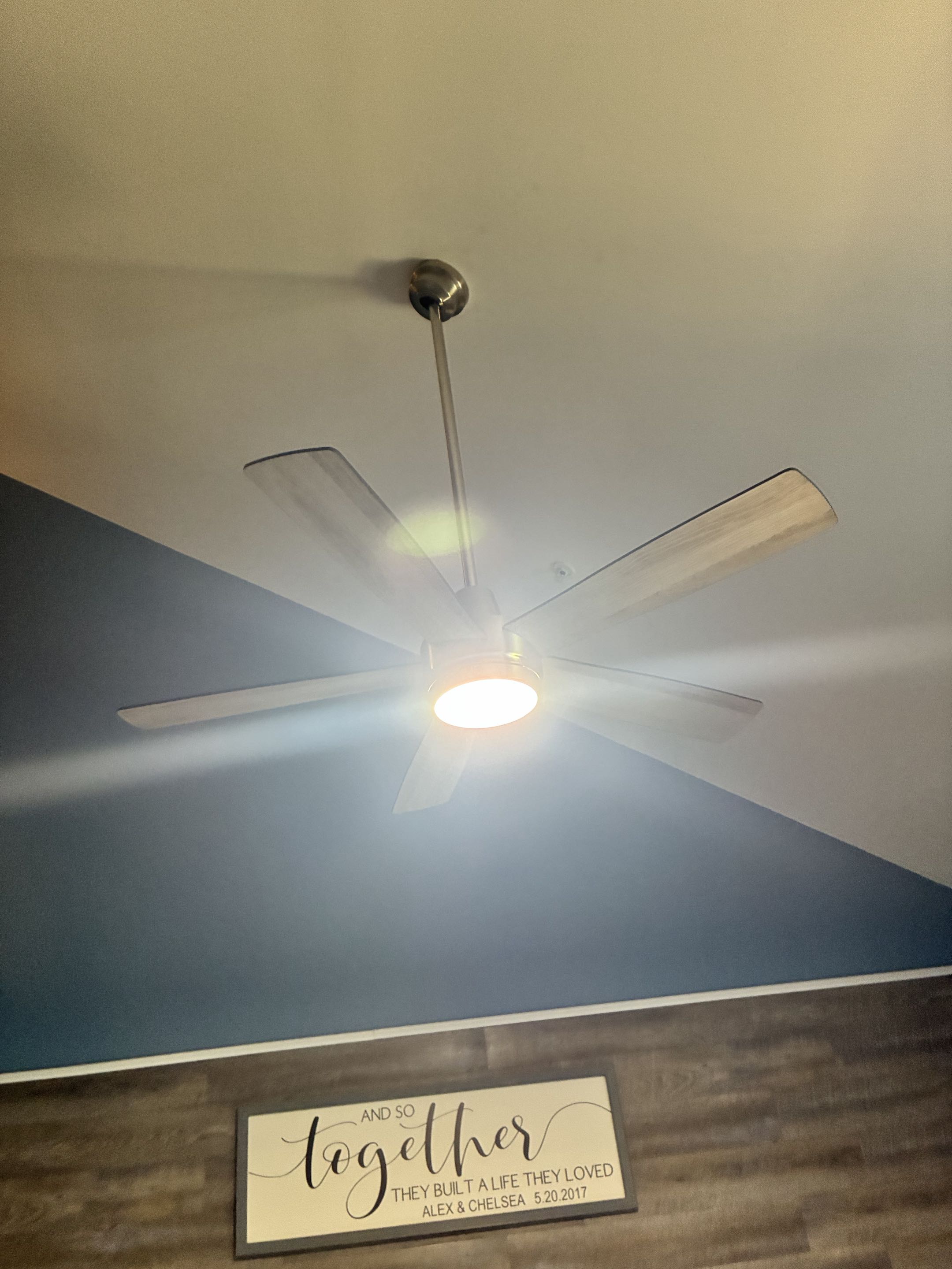 Customer wants to replace 3 ceiling fan in Perry Hall MD. Stella Electric installed 3 New ceiling fans in Perry Hall MD. 