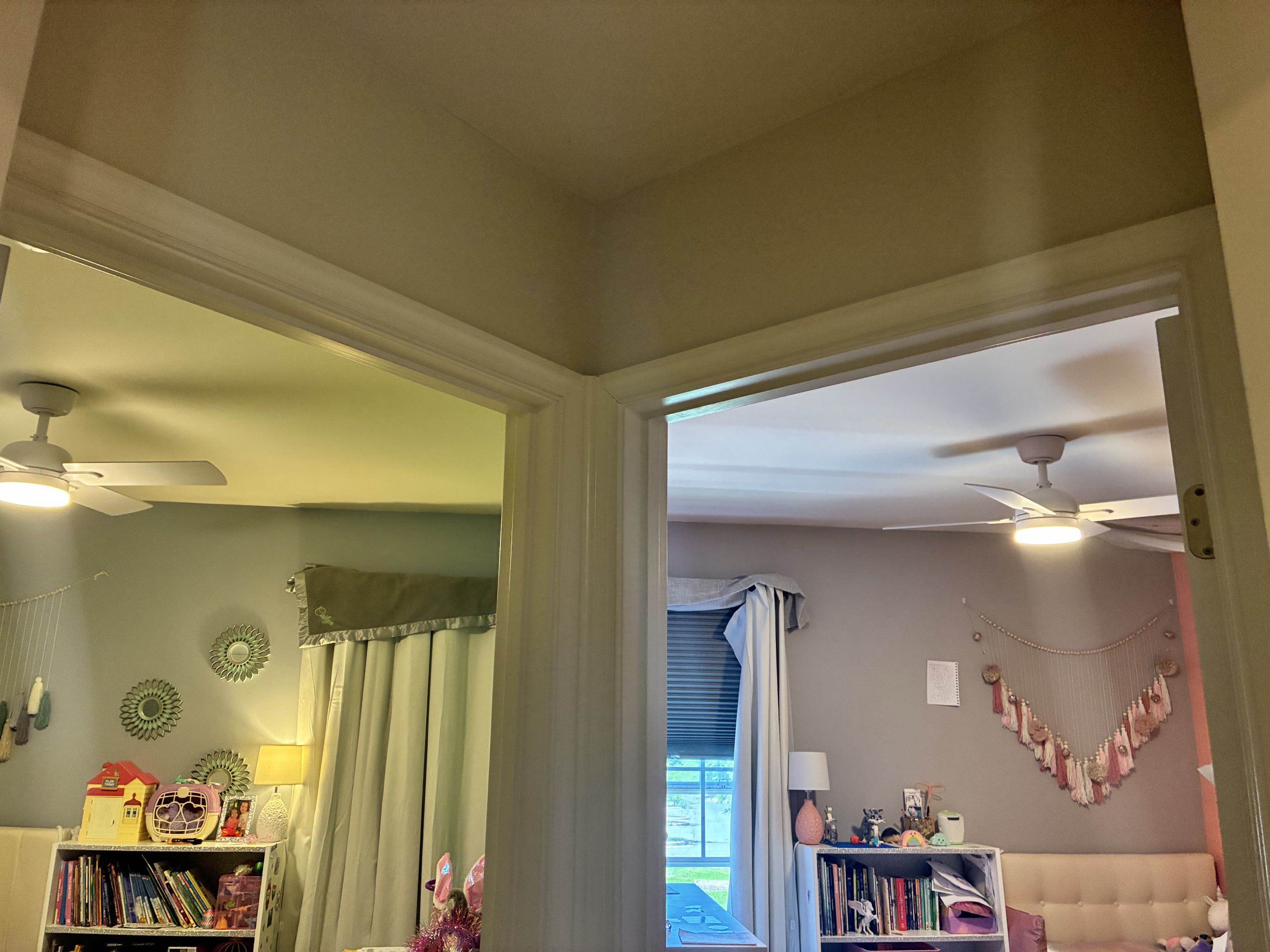 Customer wants to replace 3 ceiling fan in Perry Hall MD. Stella Electric installed 3 New ceiling fans in Perry Hall MD. 