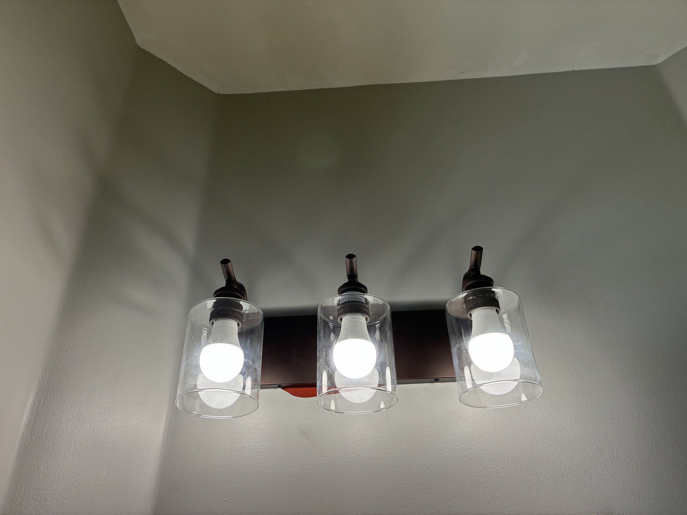 Customer wants to install 2 exterior lights and 1 vanity light in Woodstock MD. Stella Electric installed 2 exterior lights and 1 vanity light in Woodstock MD. 