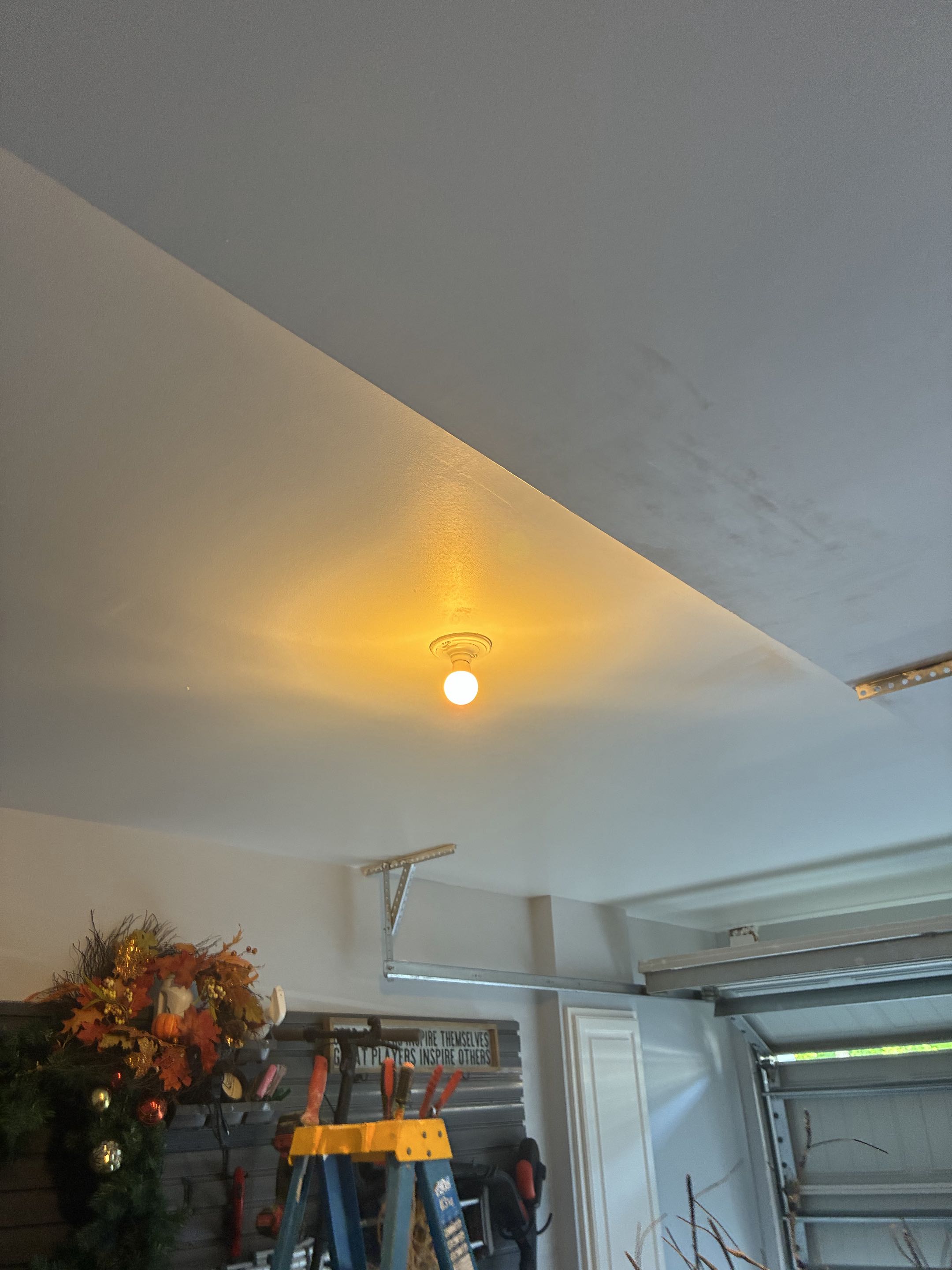 Customer wants to added 2 new recess lights in the garage. Stella Electric installed 2 new recess lights in Owings Mills MD.