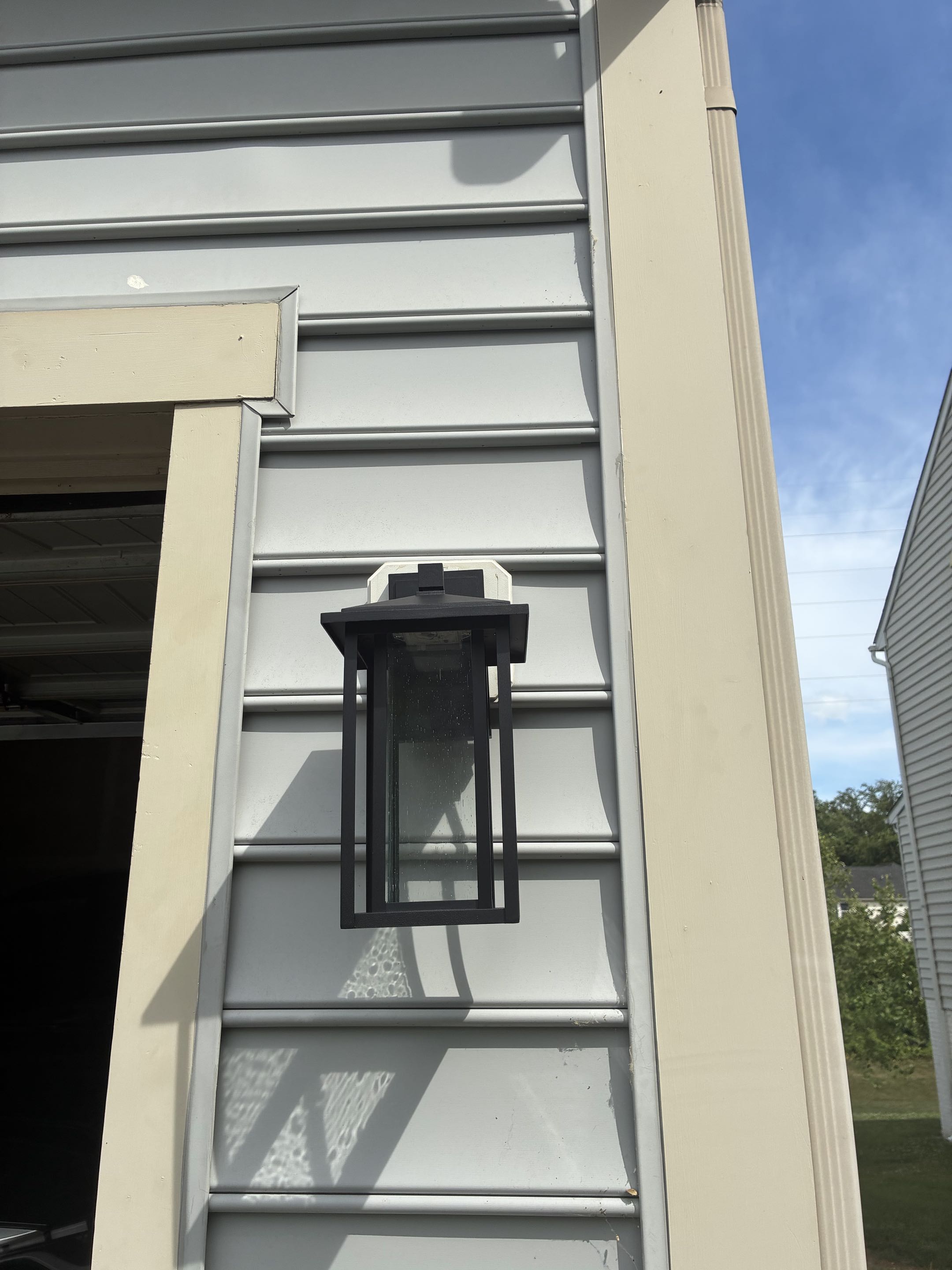 Customer wants to installed new ceiling fan and exterior light in White Marsh MD.Stella Electric installed new ceiling fan and new exterior light in white marsh MD.
