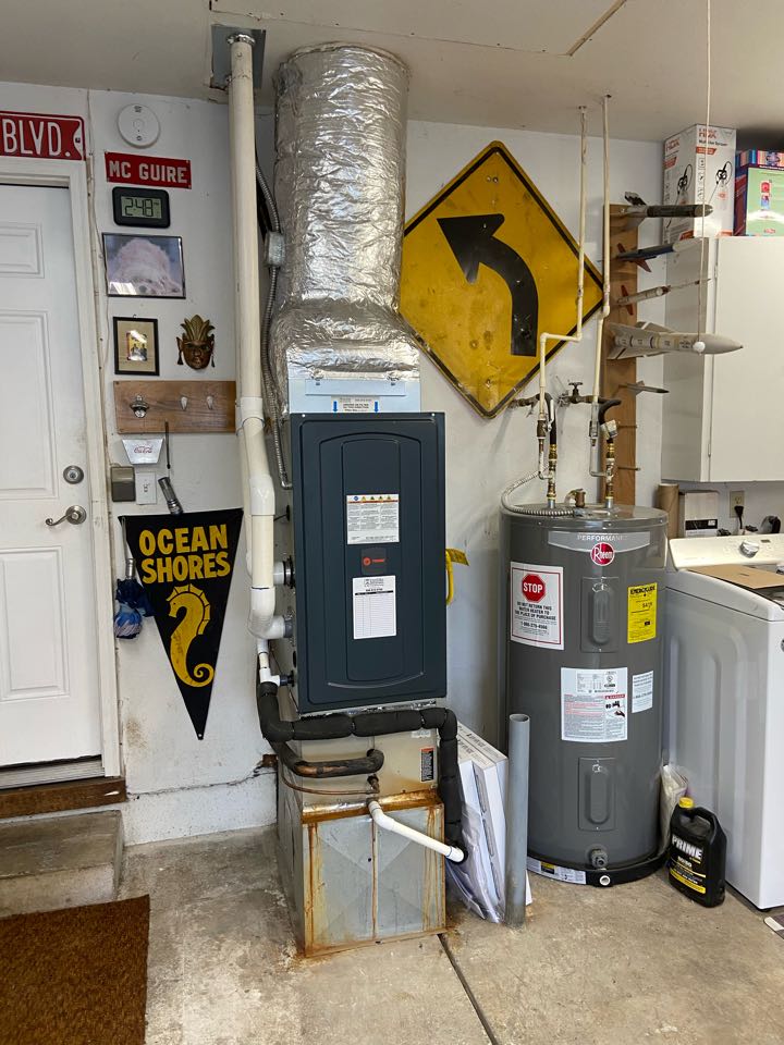 Trane gas furnace installation 