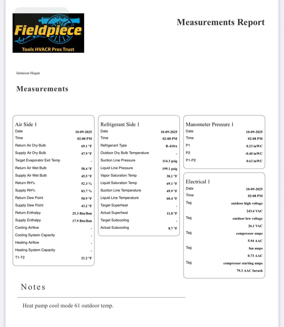 heat pump system tune up
