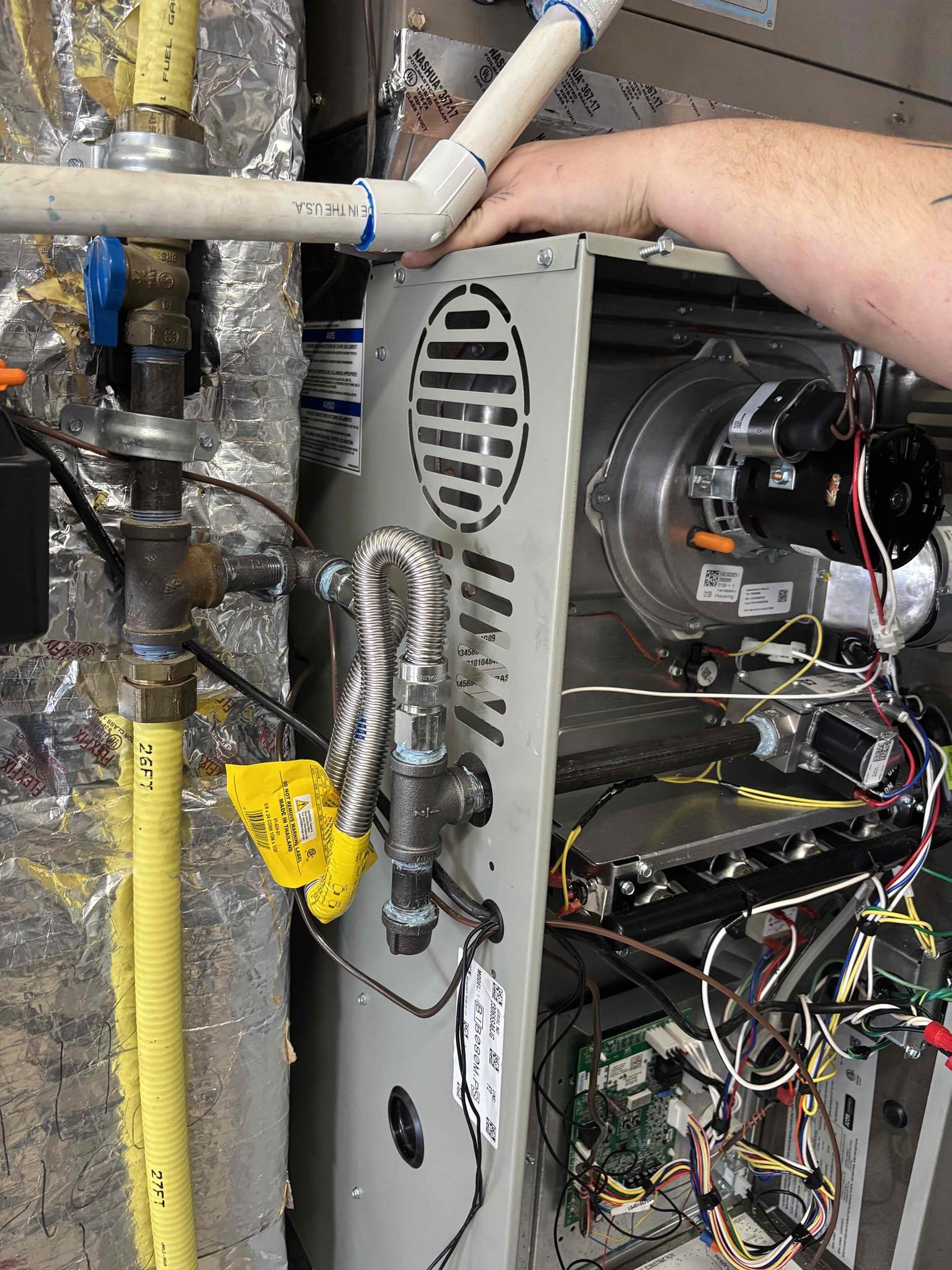 Gas furnace replacement