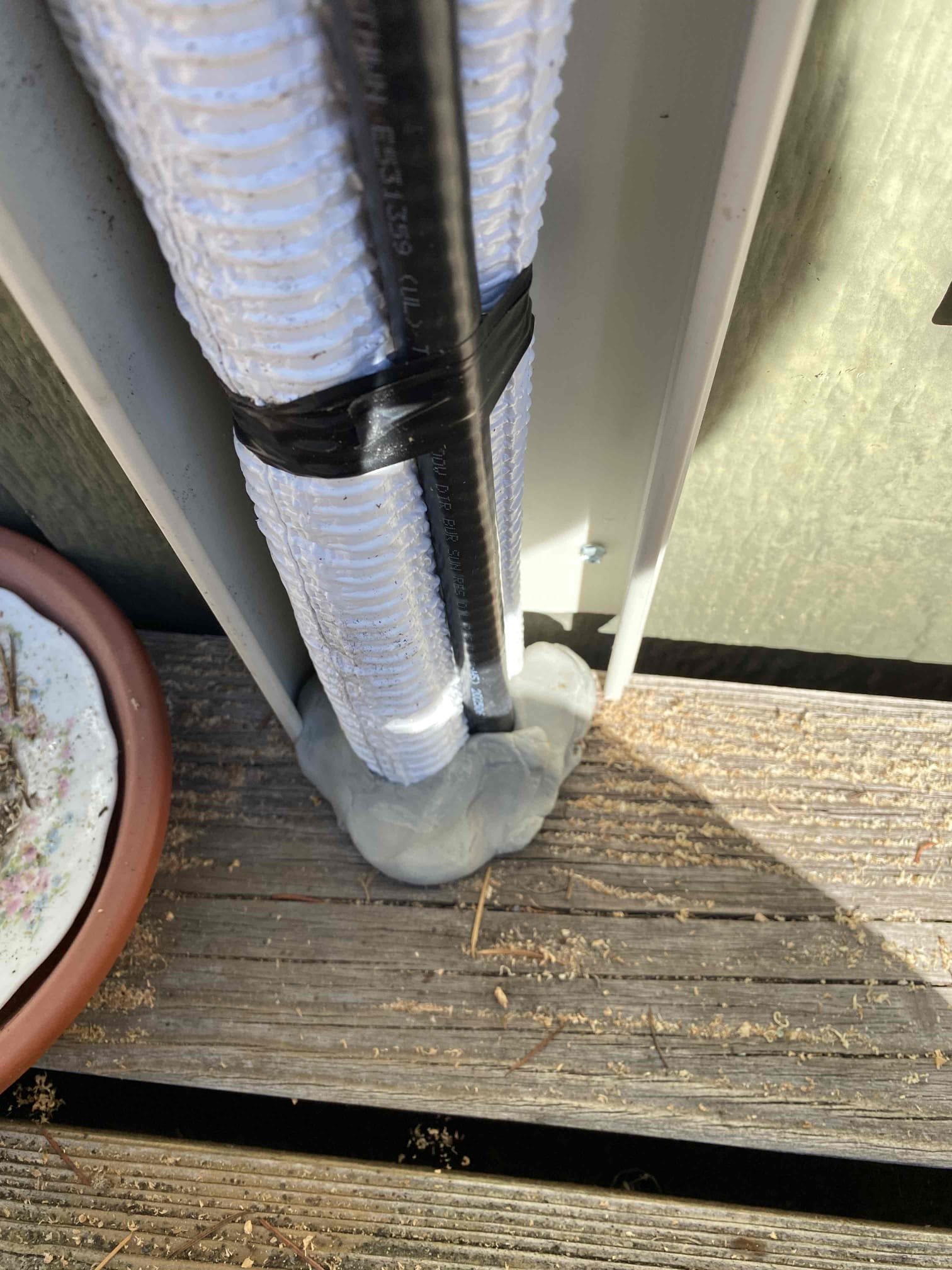 Ductless heat pump install