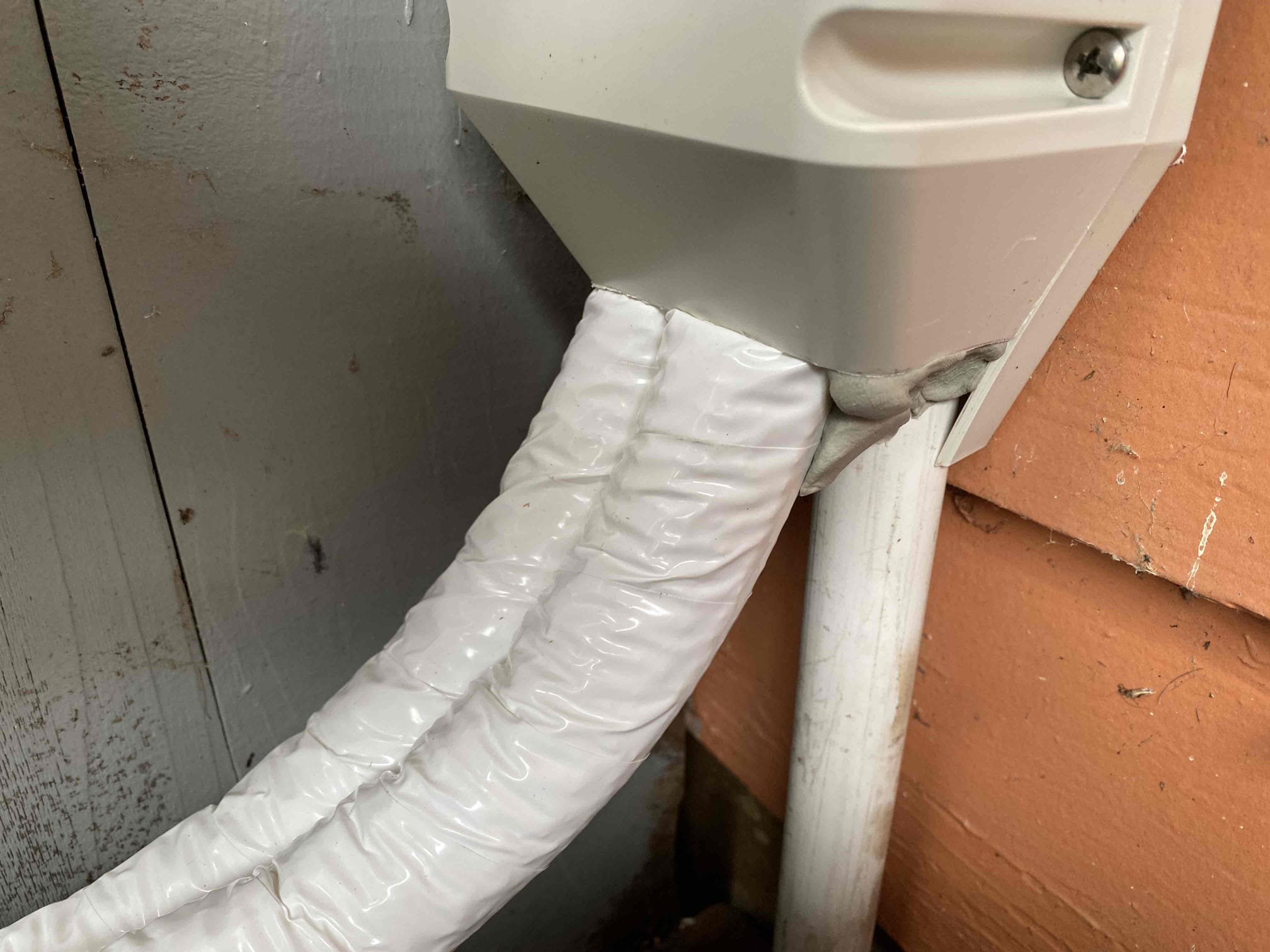 Ductless heat pump install