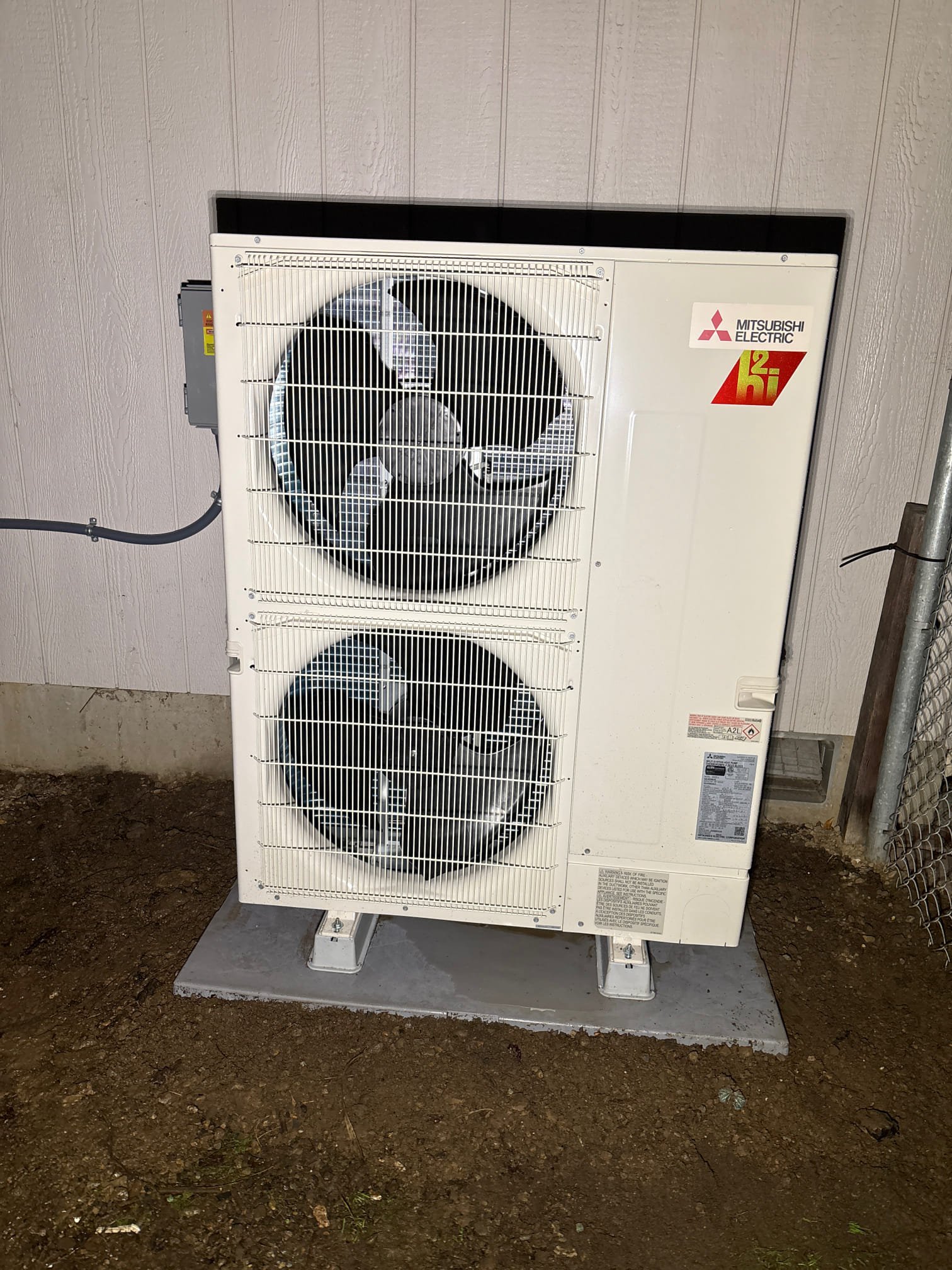 Heat pump system installation