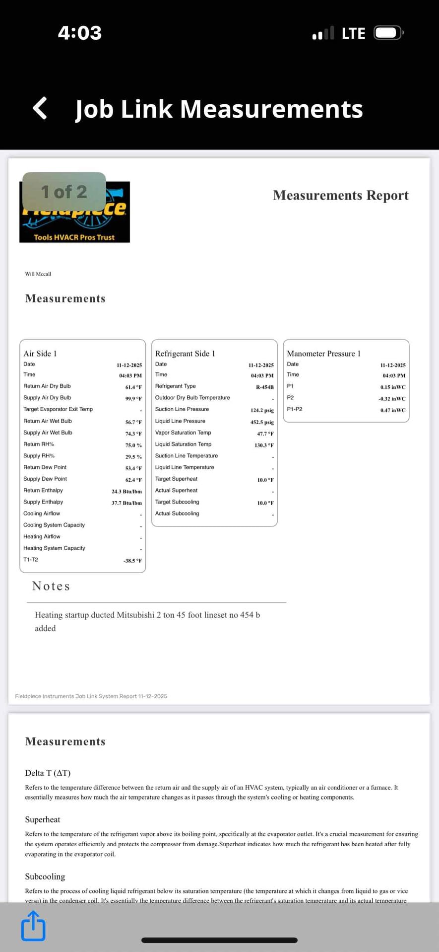 Heat pump system installation