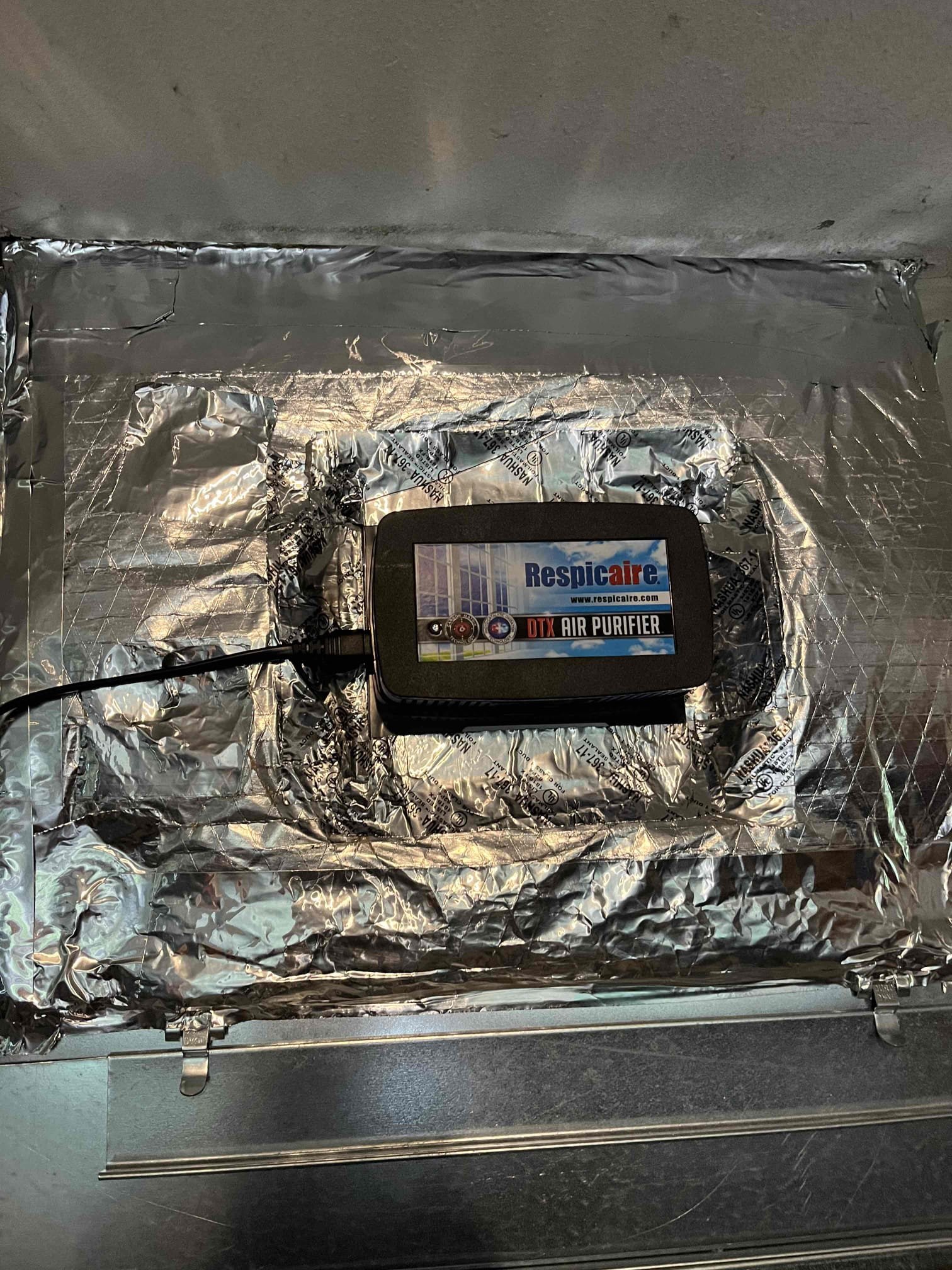 Install air purification devices