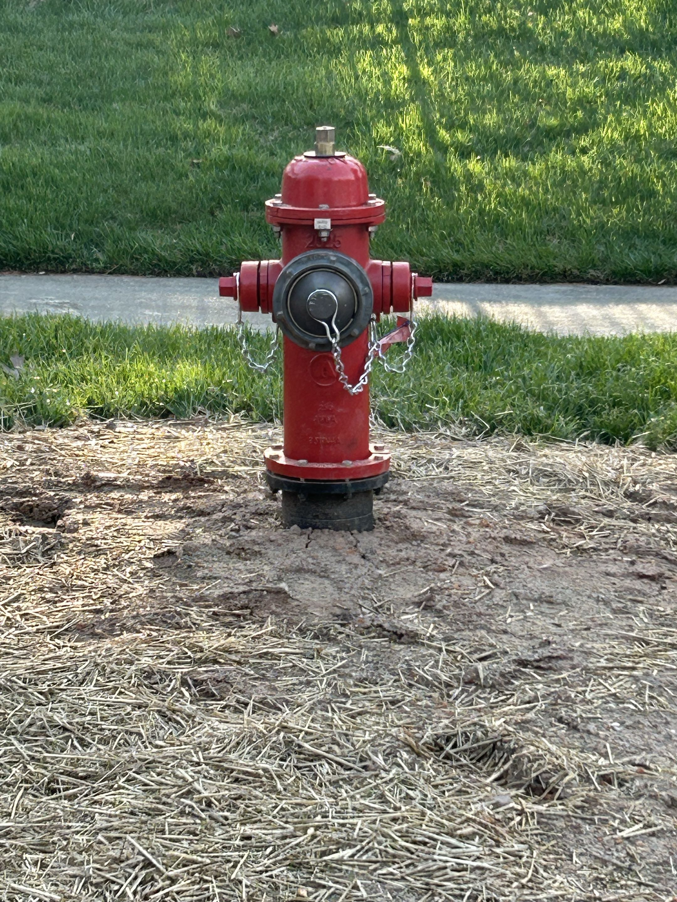 Fire Hydrant Replacement at Sumter Square!