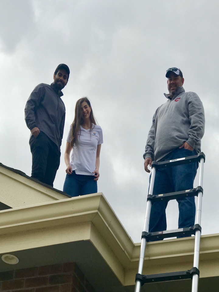 Omaha, NE - First time on top of a roof for Mohammed and Sofia! #huntingforbruises #westbaywoods #dynastyrestoration #omaharoofing Omaha, NE - First time on top of a roof for Mohammed and Sofia! #huntingforbruises #westbaywoods #dynastyrestoration #omaharoofing