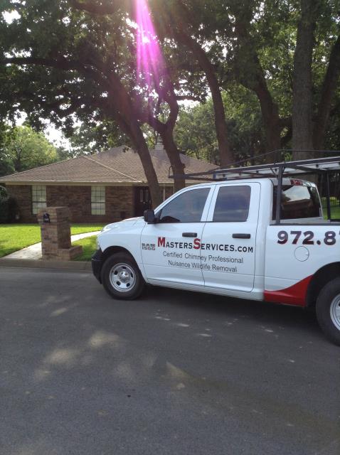 Completing dryer vent cleaning to remove any clogs from the line