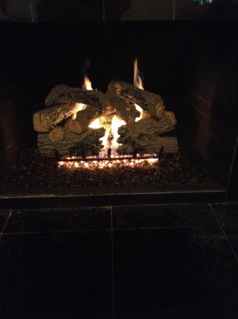 Installing RH Peterson Charred Royal English Oak gas logs for fireplace upgrade