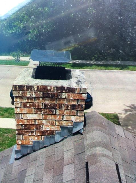 Here to preform a chimney inspection and cleaning on their fireplace. 