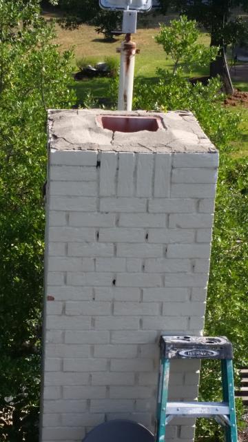 I am providing an estimate for a crown coat on the mortar crown, waterproofing the chimney and installing a new custom fabricated chimney cap. 