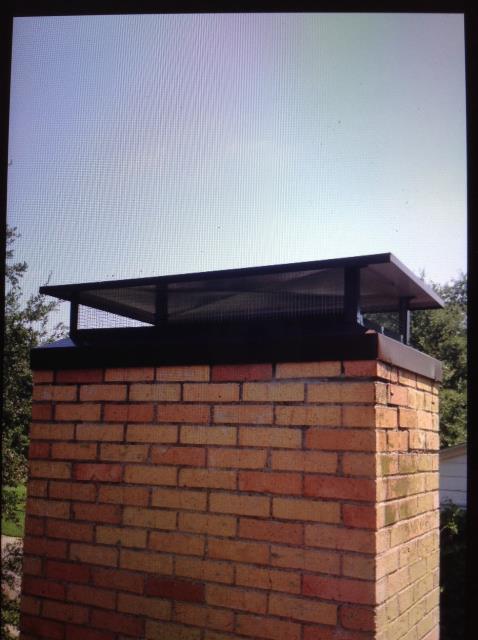Installing a #1 Chimney Cap, doing a mortar crown overlay,  demo'ing the top of chimney, water proofing, tuck point and relining the inside of the chimney to bring the fireplace back up to code.