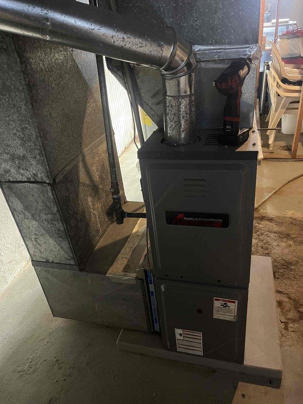 Diagnosed and serviced a 20-year-old furnace with intermittent operation issues. Inspection of the blower motor assembly and gas valve revealed significant wear and debris accumulation affecting consistent ignition. Cleaned critical components, adjusted connections, and verified proper operation through multiple test cycles to restore reliable heating function.