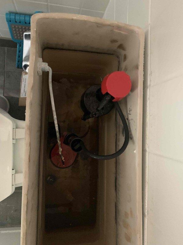 Responded to service call for dual plumbing issues in 1936 residence: bathroom sink drain clogged with significant mineral buildup and debris, and toilet with delayed flush cycling. Disassembled and thoroughly cleaned sink drain mechanism, removing accumulated grime and mineral deposits from stopper assembly. Serviced toilet tank by adjusting flush valve mechanism and cleaning mineral deposits from flapper and fill valve components to restore proper flush cycling functionality.