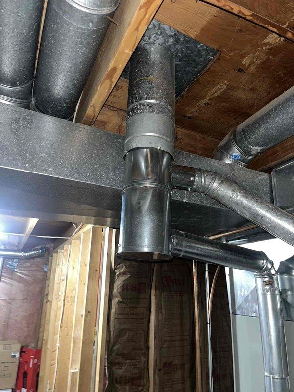 Successfully replaced a 5x4x3 flue tee in the HVAC system as scheduled. System was verified operational for both heating and cooling functions after completion of work. Disposed of the old component as per protocol.