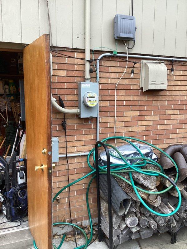 Conducted comprehensive site assessment for EV charging station installation, including evaluation of existing electrical panel capacity (200A service) and available breaker spaces. Inspected exterior meter and service entrance to determine feasibility of dedicated circuit installation. Documented current electrical infrastructure to prepare detailed estimate for Level 2 charging station with appropriate amperage rating based on client's vehicle specifications.