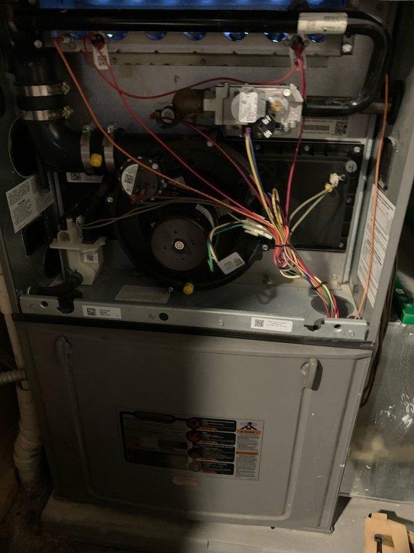 Diagnosed U10 furnace short cycling issue in basement unit. Identified faulty flame sensor causing system to shut down after brief operation. Cleaned sensor, tested system through multiple heating cycles, and confirmed proper operation with sustained heat output and normal run time.
