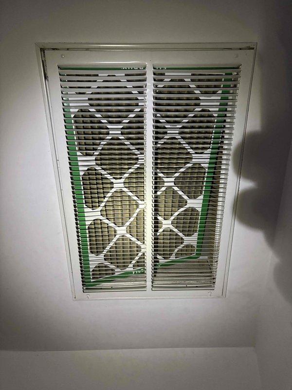 Performed comprehensive tune-up service on dual heating systems located in basement and attic of single-family residence. Inspected and replaced dirty air filters with new ones, ensuring proper airflow throughout the HVAC system. Both units were tested and confirmed to be operating correctly with no issues identified.