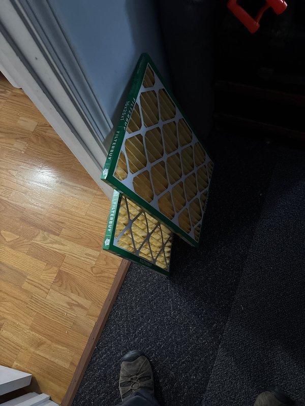 Performed comprehensive tune-up service on dual heating systems located in basement and attic of single-family residence. Inspected and replaced dirty air filters with new ones, ensuring proper airflow throughout the HVAC system. Both units were tested and confirmed to be operating correctly with no issues identified.